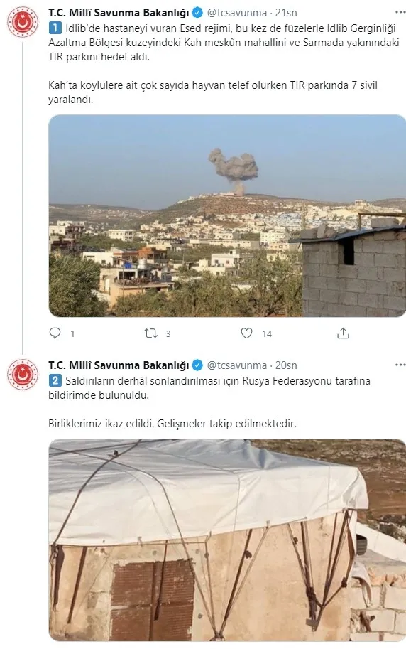 Suriye'de İdlib kırsalına hava ve füze saldırısı: Bir sivil öldü iki sivil yaralandı - 1