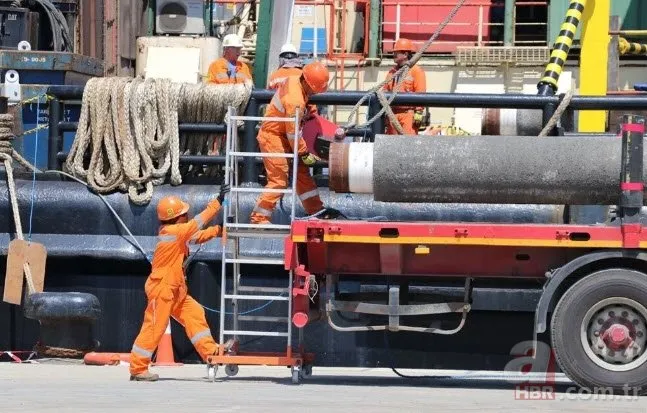 Borular Karadeniz gazı için denize iniyor! Türkiye’nin gazı karaya taşınacak
