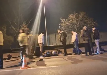 200 metre sürüklenip bariyerlere çarptı! Yer: Bursa
