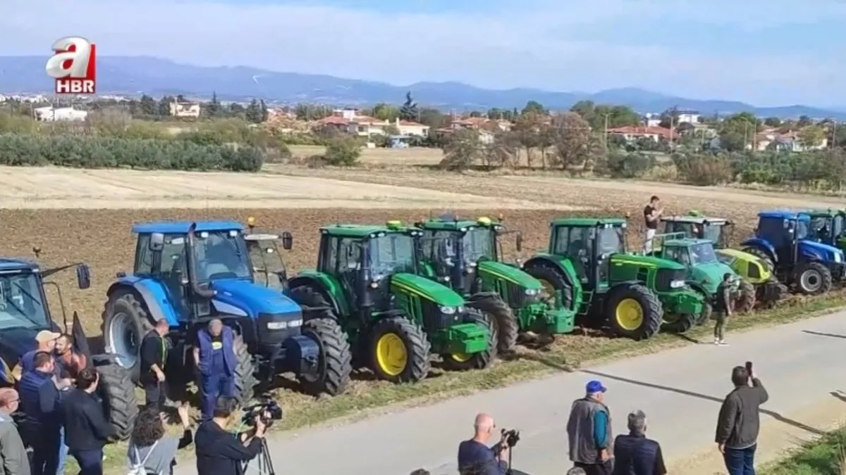 Batı Trakyalı çiftçilerden ayaklanma: Yunanistan hükümetini protesto ettiler