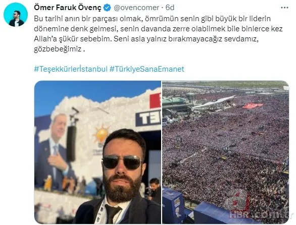 Başkan Recep Tayyip Erdoğan’dan “Teşekkürler İstanbul” mesajı! “Tweet altında paylaşalım…”