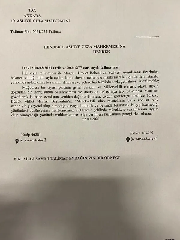 Son dakika | Devlet Bahçeli'ye hakaret davasında ilginç olay! Mahkeme hakimi: "Zorla getirilsin" - 2
