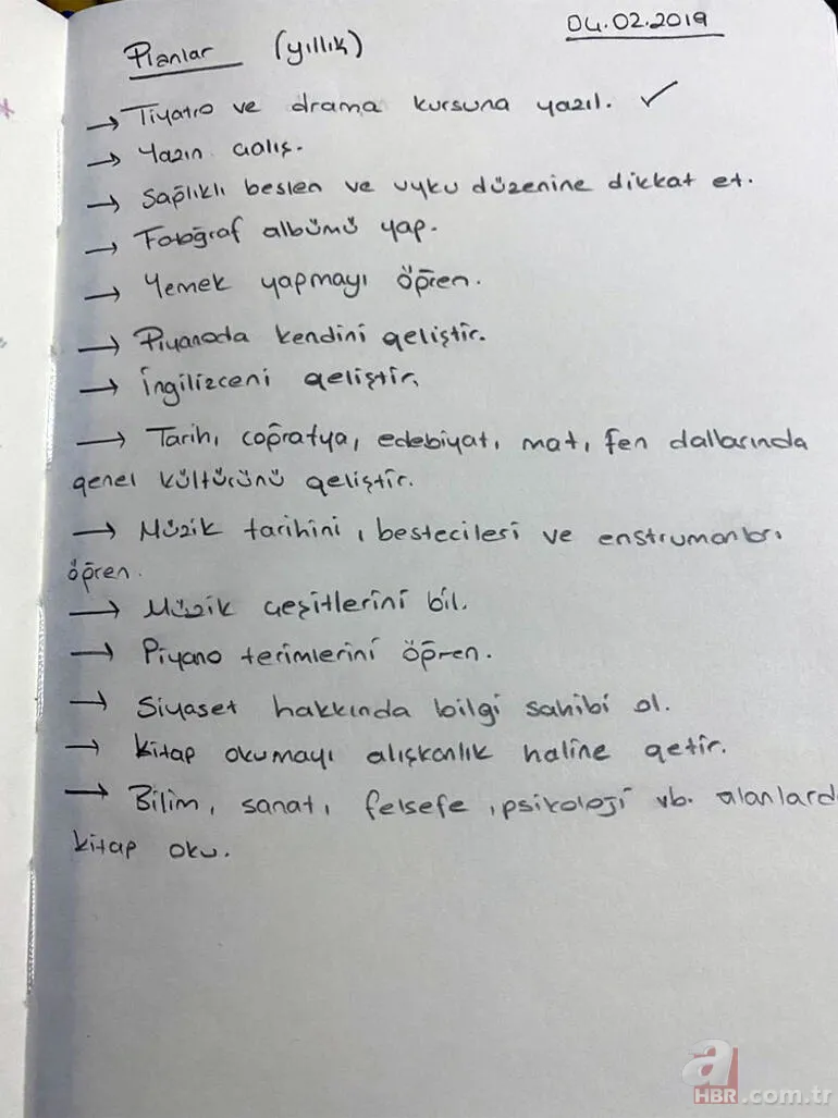 Ordu’da katledilen Ceren Özdemir’in kahreden notları ortaya çıktı! Tek hayali… 8