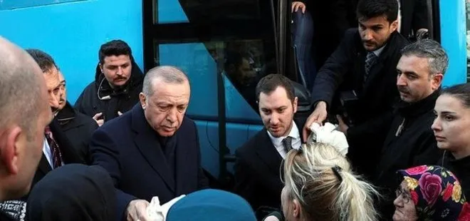 Başkan Erdoğan kendisine seslenen engelli genç için aracını durdurdu