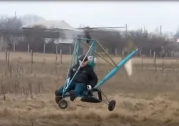 Kendi imkanlarıyla helikopter yaptı