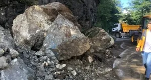 Ordu’da sağanak sonrası heyelan