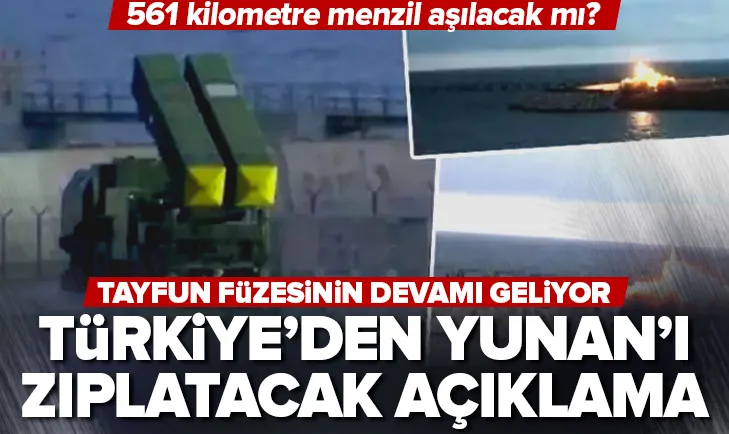 Yunan’ı zıplatacak! Tayfun füzesinin devamı geliyor