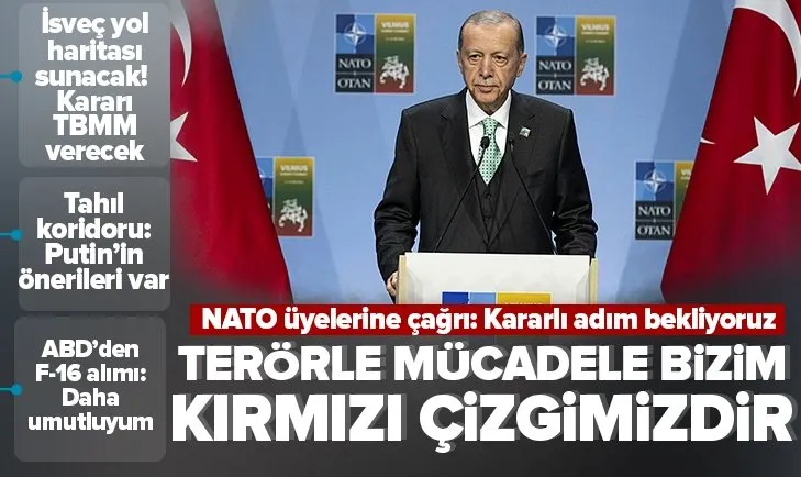 Başkan Erdoğan: Terörle mücadele kırmızı çizgimiz