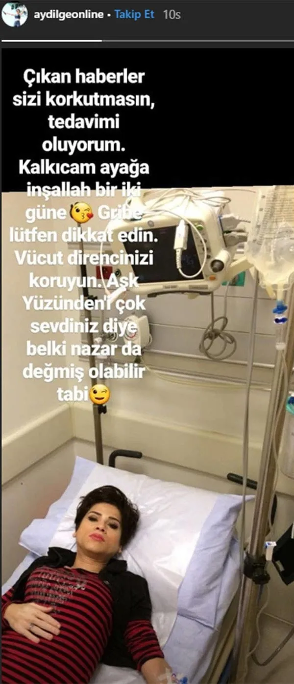 Aydilge 'aşk yüzünden' yatağa düştü! - 1