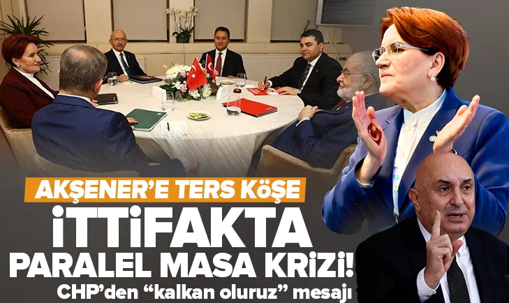 İttifakta yeni kriz! Paralel masa...