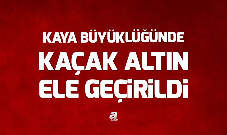 İranda kaya büyüklüğünde kaçak altın ele geçirildi