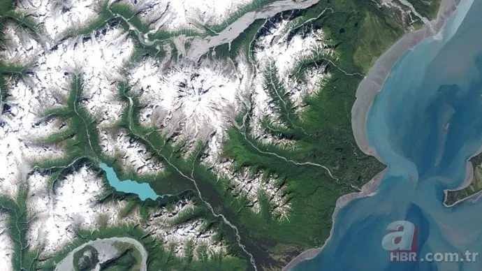 NASA Raikoke volkan patlamasını uzaydan görüntüledi 20