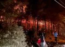 Fethiye’de orman yangını başladı