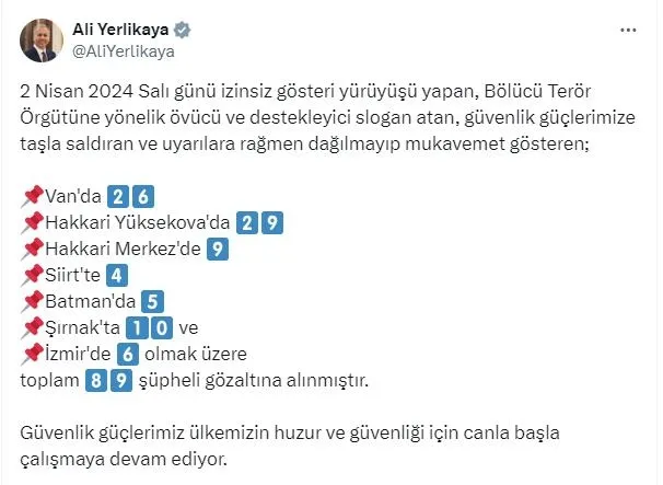 Van’da başkanlık AK Parti’ye geçti! DEM’li Abdullah Zeydan’ın seçilme yeterliliği olmadığına karar verildi | Bakan Yerlikaya’dan açıklama...