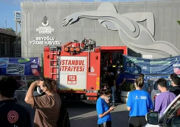 İBB'ye bağlı havuzda zehirli gaz paniği! Olay yeri şeritle kapatıldı