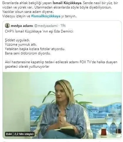 Eda Demirci'nin maskesini düşürdüğü Fox TV sunucu İsmail Küçükkaya'ya tepki yağıyor: Utanmaz