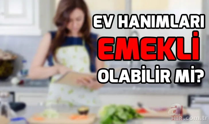 Ev hanımları emekli olabilir mi? Ev hanımları sigorta yaptırabilir mi? İsteğe bağlı sigorta nasıl yapılır? 1