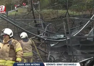 Emirgan’da yangın: A Haber olay yerinde