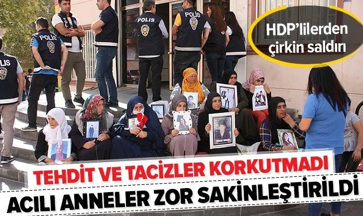 HDP’liler tehdit etti Diyarbakırlı aileler tepki gösterdi
