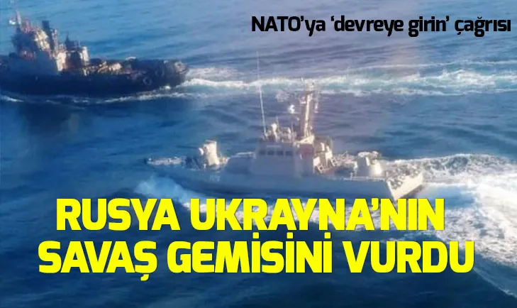 Flaş açıklama: Rusya savaş gemisini vurdu