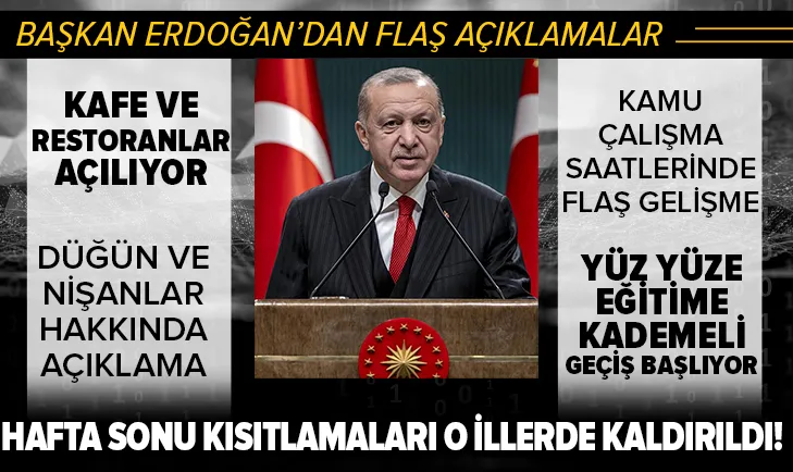 Hafta sonu kısıtlamaları o illerde kaldırıldı!