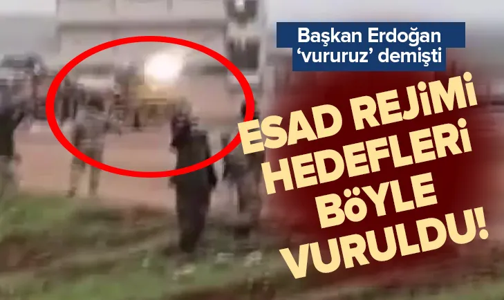 TSK, Halep'te Esad rejimi hedeflerini vurdu! ÇNRA'lar ateşlendi