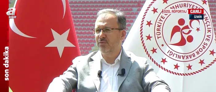 Gençlik ve Spor Bakanı Mehmet Muharrem Kasapoğlu A Haber'de - 1