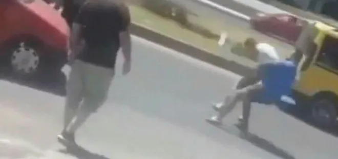 Aydın'da bir güreşçi tartıştığı sürücüyü bel künde ile hastanelik etti! Hayati tehlikesi var