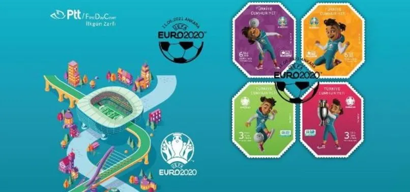 PTT'den EURO 2020 müjdesi! UEFA EURO 2020 TM anma pulu ve ilk gün zarfı fiyatı ne kadar? Pul adedi...