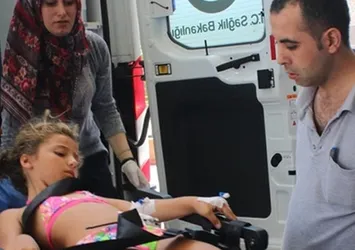 Kocaeli'de bisikletten düşen çocuğun karnına fren kolu saplandı