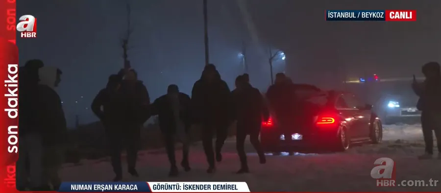 İstanbul’da yoğun kar! A Haber yağışın etkili olduğu ilçelerde 12