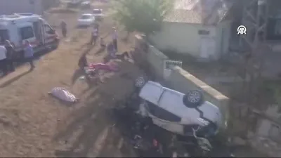 Erzurum’da feci kaza