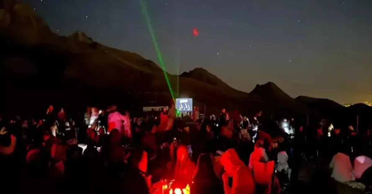 Erciyes’te meteor yağmuru büyüledi