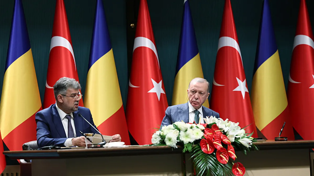 Başkan Erdoğan Romanya Başbakanı Ciolacu ile Ortak Basın Toplantısı'nda açıklamalarda bulundu