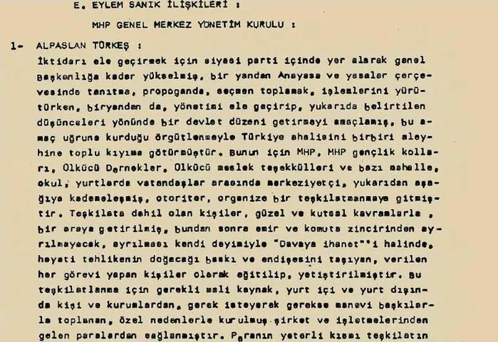 Tunç Soyer’in işkenceci babası Nurettin Soyer’in zulüm iddianamesi