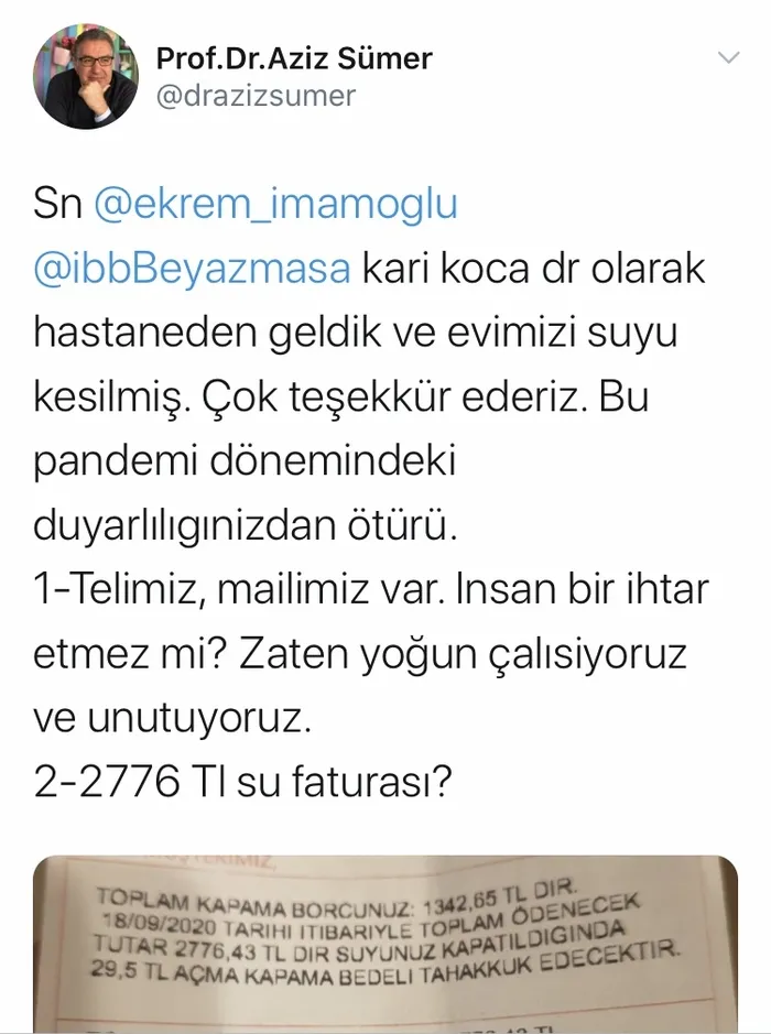 İSKİ'den fahiş fatura skandalı! Ünlü doktor isyan etti: Biz oto yıkamacı değiliz - 2