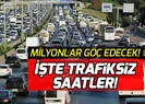 2019 bayram trafiği ne zaman başlar? Trafik yoğunluğu az olan saatler hangileri?