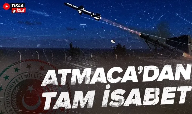 Atmaca’dan tam isabet! Milli Savunma Bakanlığı testin görüntüleri paylaştı! İlk kez mobil güdümlü mermi sistemi...
