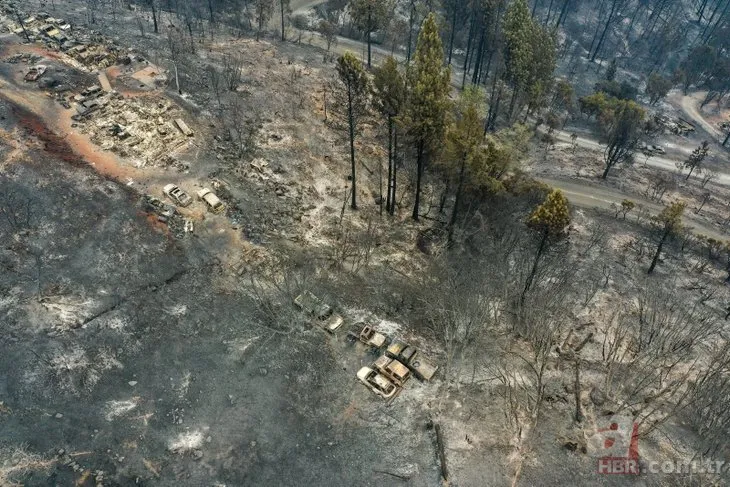 ABD’de korkutan yangın Kaliforniya’daki yerleşim yerlerini tehlikeye attı! 95 kilometrekarelik alana yayıldı