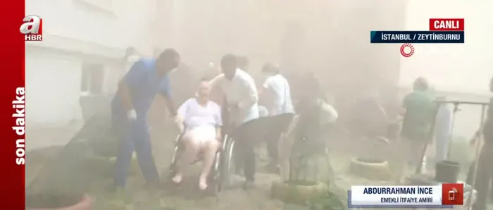 İstanbul’da Balıklı Rum Hastanesi’nde korkutan yangın! Başkan Erdoğan başhekim Leana ile görüştü