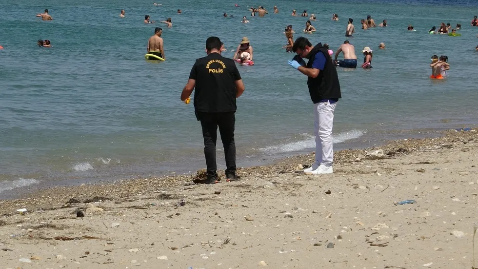 Çanakkale'de halk plajında top mermisi alarmı: Çanakkale Savaşları'ndan kaldığı değerlendirilen mühimmata uzman incelemesi - 3