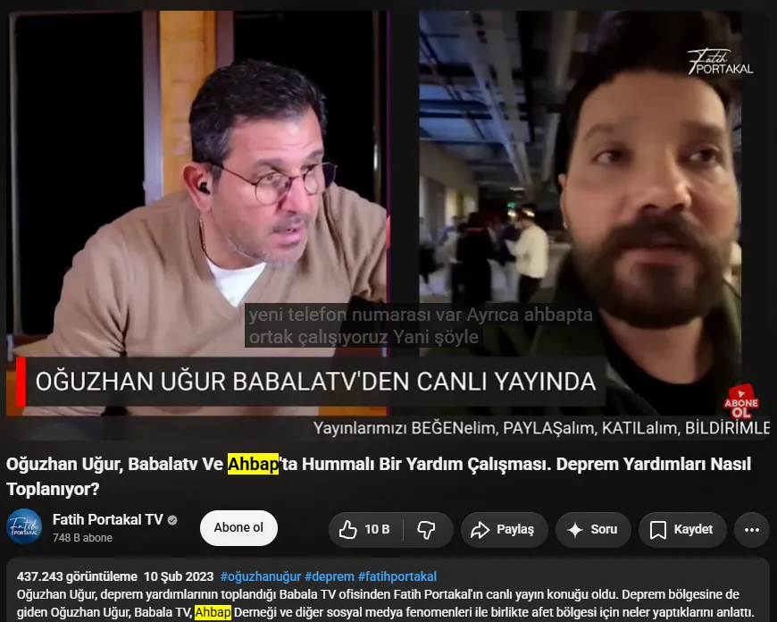 Ahbap soruşturması sonrası: Oğuzhan Uğur'un Babala TV trafiği gündemde! - 16