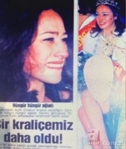 1997 de turkiye guzeli secilmisti aylin coskun un eski halinden eser yok