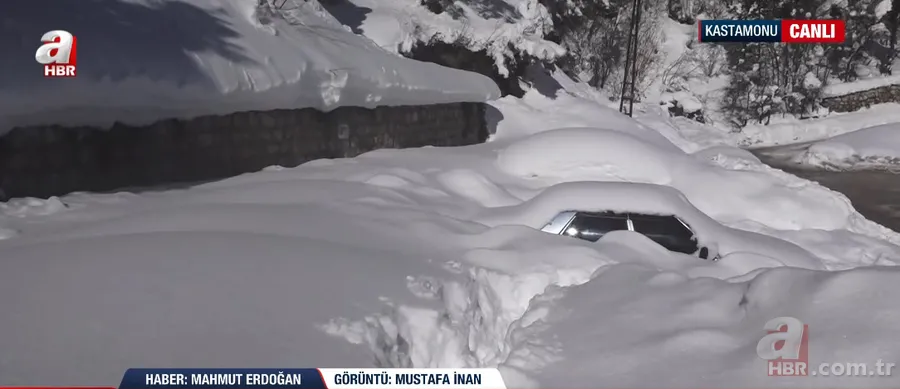 Görüntüler Sibirya’dan değil Türkiye’den! A Haber canlı yayınında şoke eden anlar 4
