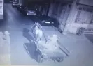 Sakar hırsızın başına gelenler kamerada