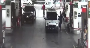 Gözü dönmüş adam tinerle polise saldırdı