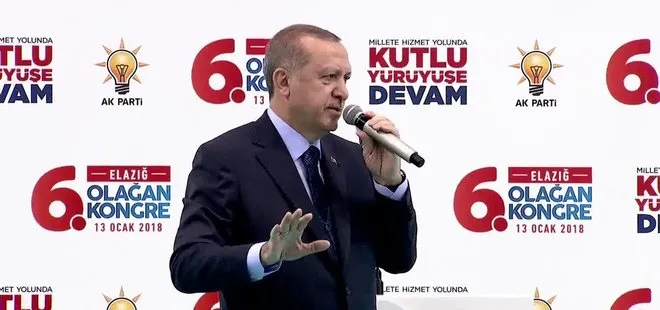 Cumhurbaşkanı Erdoğan: Teröristler teslim olmazsa orayı da başlarına yıkacağız