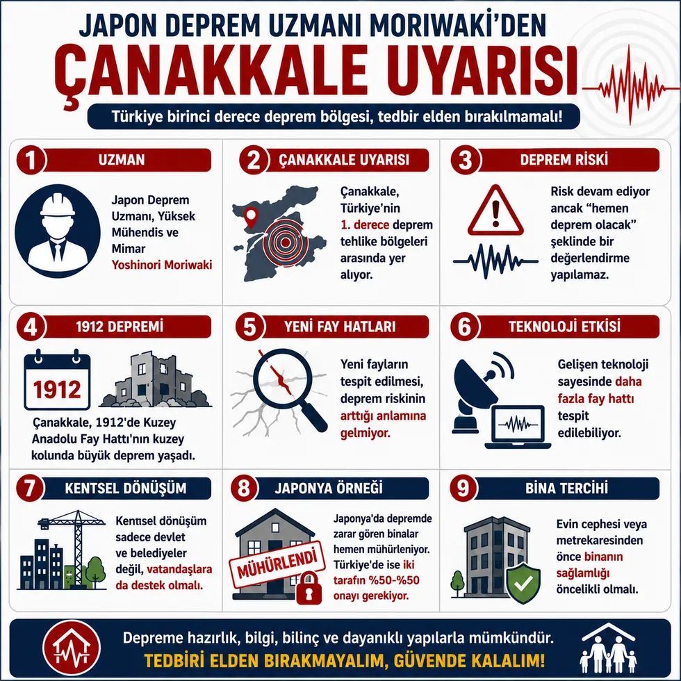 Japon deprem uzmanı Moriwaki'den Çanakkale uyarısı: Risk sürüyor - 1
