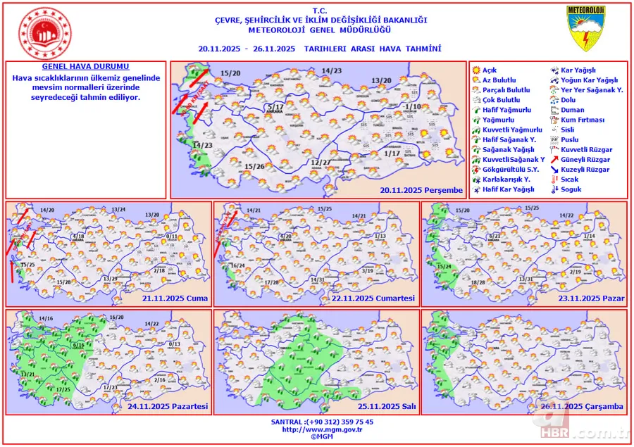 Lodos sonrası kış jet hızıyla gelecek! Hazırlıklı olun: 20 Kasım hava durumu raporu 5