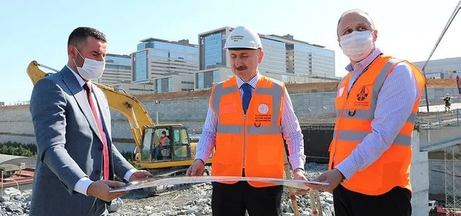 Ulaştırma Bakanı Karaismailoğlu, Başakşehir Şehir Hastanesi yollarını inceledi
